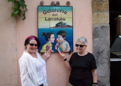Cefalu, Sicily - the all important gelateria