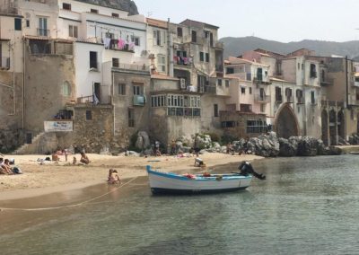 The charming seaside town of Cefalu, Sicily www.educated-traveller.com