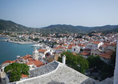 Panoramic view of Skopelos